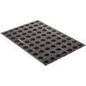 Air Plus Round 36 Silikomart: stampo silicone microforato teglia forno 60x40 per 70 dolcetti o tartellette tonde ø3,6xh1 cm