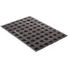 Air Plus Round 36 Silikomart: stampo silicone microforato teglia forno 60x40 per 70 dolcetti o tartellette tonde ø3,6xh1 cm