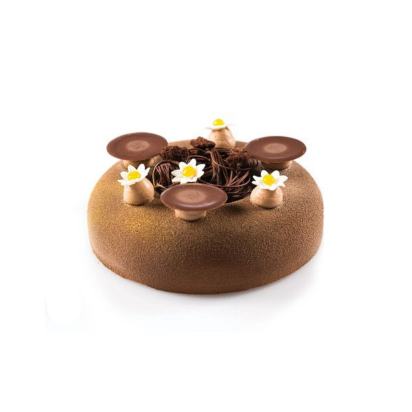 Savarin ø16xh4 cm Silikomart: stampo silicone Tortaflex per torta ciambella da 532 ml