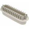 Inserto buche universale Silikomart: stampo silicone grigio a doppio inserto 200x35xh30 mm 220x50xh40 mm
