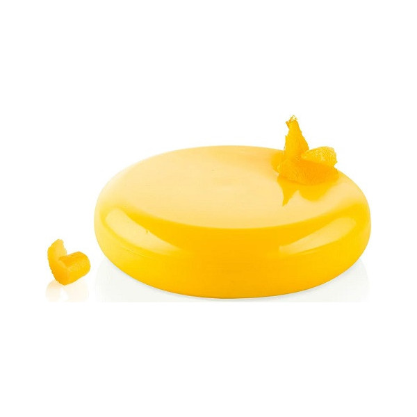 Eclisse Silikomart: stampo in silicone per torte a disco effetto 3D, diametro 18 cm, altezza 4,5 cm