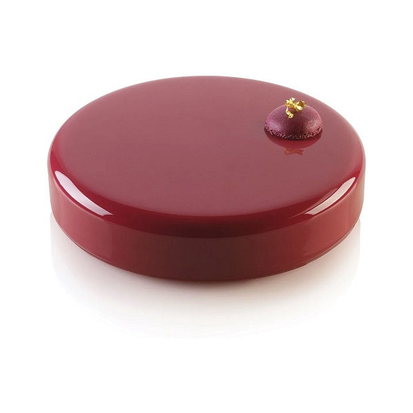 Essenziale 1000 Silikomart: stampo in silicone bianco per semifreddi tondi di ø18xh4 cm