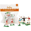Set per decorazione a tema calcio con 2 porte e 7 giocatori in plastica per alimenti da Decora