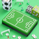 Set per decorazione a tema calcio con 2 porte e 7 giocatori in plastica per alimenti da Decora