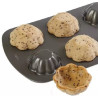 Coppetta biscotto per gelato Wilton: teglia antiaderente per 6 cialde biscotto per gelato a fiore ø9 cm Coppetta biscotto per gelato Wilton: teglia antiaderente per 6 cialde biscotto per gelato a fiore ø9 cm