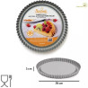 Stampo furbo per crostata in acciaio antiaderente ø28xh3 cm Decora