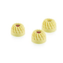 Pleincoeur Round 27 Silikomart: stampo silicone bianco per 15 mini porzioni tonde ø40xh27 mm