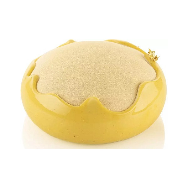 Splash 1320 Silikomart: stampo in silicone bianco per torte di ø17xh7,7 cm con separatore