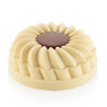 Pleincoeur Round 710 Silikomart: stampo in silicone bianco per torte tonde ⌀140xh59 mm