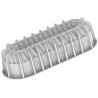 Pleincoeur buche 860 Silikomart: stampo in silicone bianco per torta tronchetto 236x80xh60 mm