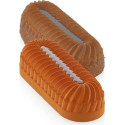 Pleincoeur buche 860 Silikomart: stampo in silicone bianco per torta tronchetto 236x80xh60 mm