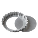 Stampo Crostata Tonda Decora Design Tart – Metallo Antiaderente con Fondo Mobile (Ø20–30cm)