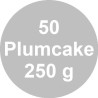 50 Stampi plum-cake 250 g in carta da forno da 16,5x6,5xh5 cm