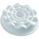 Stampo Armonia 1000 ml di ø18 cm x h 4 cm - 5 cm in silicone bianco da Silikomart