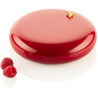 Eclipse 1000 Silikomart: stampo silicone per torta tonda ø18xh4,5 cm, semifreddi di volume 1000 ml