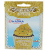Colorante in polvere sparkle oro puro o perlescente scintillante, idrosolubile uso alimentare in bustina da 3 g di Madma