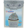 Colorante in polvere sparkle argento puro o perlato scintillante, concentrato, idrosolubile, alimentare in bustina da 3 g