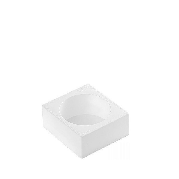 Tortaflex round Silikomart stampo tondo silicone bianco ø10xh5 cm