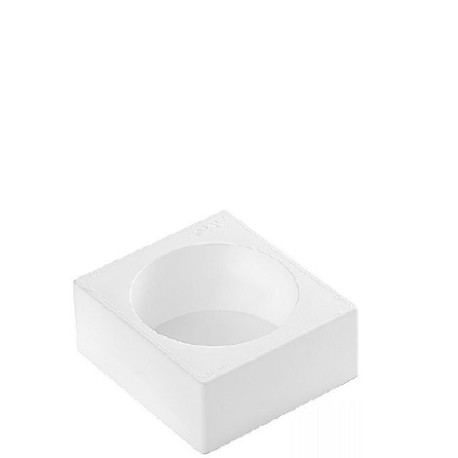 Tortaflex round Silikomart stampo tondo silicone bianco ø10xh5 cm