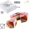 Tortaflex round Silikomart stampo tondo silicone bianco ø10xh5 cm