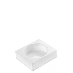 Tortaflex round Silikomart stampo tondo silicone bianco ø10xh4 cml