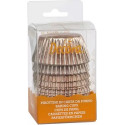60 Pirottini per muffin in carta forno di colore rose gold di diametro 5 cm ed altezza 3,2 cm da Decora