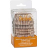 60 Pirottini per muffin in carta forno di colore rose gold di diametro 5 cm ed altezza 3,2 cm da Decora