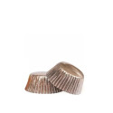 60 Pirottini per muffin in carta forno di colore rose gold di diametro 5 cm ed altezza 3,2 cm da Decora
