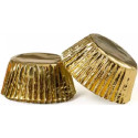 60 Pirottini per muffin in carta forno color oro di diametro 5 cm altezza 3,2 cm da Decora