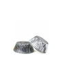 Set 60 pirottini per muffin in carta forno color argento di diametro 5 cm altezza 3,2 cm da Decora