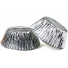 Set 60 pirottini per muffin in carta forno color argento di diametro 5 cm altezza 3,2 cm da Decora