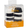 Set di 200 pirottini per mini muffin in carta forno di colore bianco e di colore nero di diametro 32 mm altezza 22 mm da Decora Set di 200 pirottini per mini muffin in carta forno di colore bianco e di colore nero di diametro 32 mm altezza 22 mm da Decora