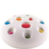 Luna Silikomart: stampo in silicone grigio per torte tonde diametro 22 cm ed altezza 6 cm