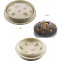 Luna Silikomart: stampo in silicone grigio per torte tonde diametro 22 cm ed altezza 6 cm