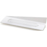 Set 100 vassoi monoporzioni rettangolari in plastica bianca da 14x4xh1,9 cm, riutilizzabili da Silikomart Set 100 vassoi monoporzioni rettangolari in plastica bianca da 14x4xh1,9 cm, riutilizzabili da Silikomart