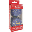 Pirottini stars Decora: set di 36 pirottini muffin in carta decoro stelle e stelle cometa ø5xh3,2 cm