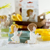 Tagliapasta comunione bimba Decora: sagoma in plastica a forma di bambina 9x5xh2,2 cm