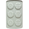 Duo Fiore Decora: coppia di stampi silicone con 6 fiori ø6,7xh2,3 cm ideali per biscotto gelato