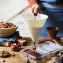 Imbuto dosatore con base Decora ø13xh12,5 cm: colino per dosare creme e cioccolato