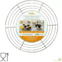 Griglia raffredda torte e di colaggio tonda in acciaio inox diametro 32 cm