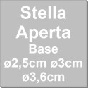 Beccucci Decora Stella Aperta (4B, 6B, 8B) | Cornetto Speciale in Acciaio Inox per Decori a Stella