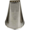 Bocchetta numero 47 o Cornetto intreccio Liscio / Zigrinato n. 47 in acciaio inox da Decora