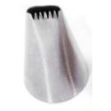 Bocchetta numero 47 o Cornetto intreccio Liscio / Zigrinato n. 47 in acciaio inox da Decora