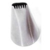 Bocchetta numero 47 o Cornetto intreccio Liscio / Zigrinato n. 47 in acciaio inox da Decora