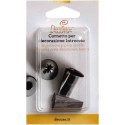 Bocchetta numero 47 o Cornetto intreccio Liscio / Zigrinato n. 47 in acciaio inox da Decora
