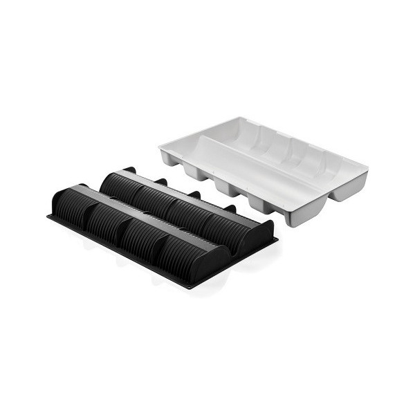 Kit grandi tronchi Silikomart: set 2 stampi silicone 2 grandi tronchi 58x15,2xh7,6 cm con supporto in plastica