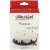 Fuoco Silikomart: stampo in silicone per fascia h 4,5 cm da ø60 a ø26 cm