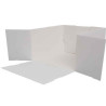Scatola rettangolare per dolci con coperchio lato 30,5x40,5xh25 cm in cartoncino bianco Decora