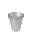 Linea Liotti Formine per Babà Medi in Alluminio (3 pz) – Stampo per Monoporzioni Ø6×H6cm