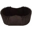 Set di 2500 pirottini micro babà marroni rettangolari in carta da 4,5x2,5xh2 cm di Decora